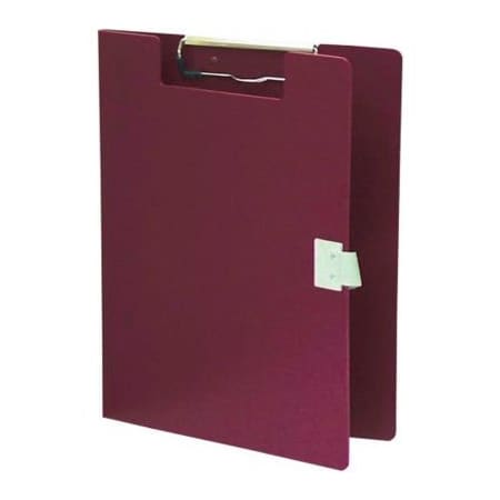 Omnimed Omnimed Standard Covered Poly Clipboard, 10"W x 13"H, Burgundy 205103-BU
